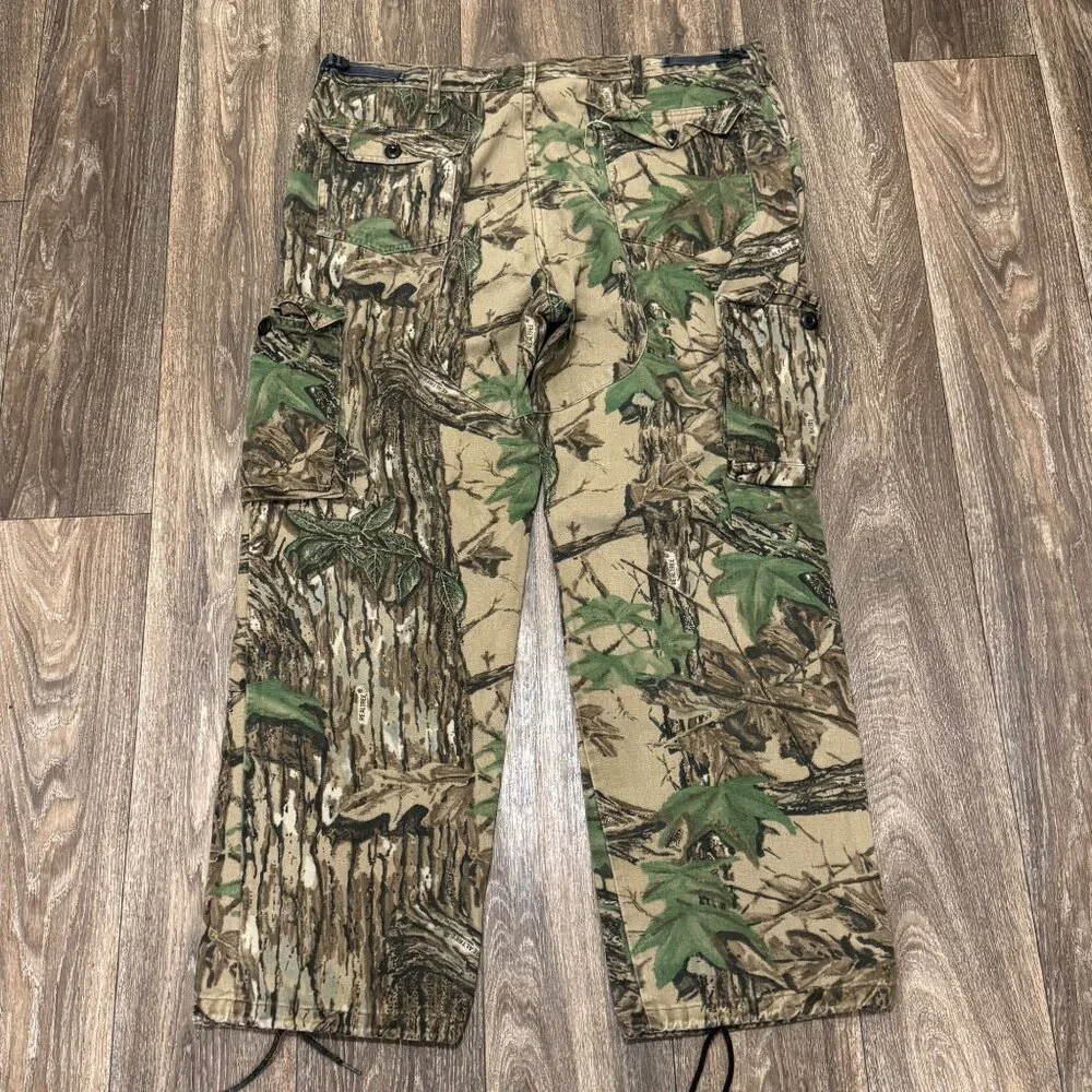VTG Walls Realtree Camo Pants Men's XL 42-44 Camouflage Outdoors Hunting 90s USA